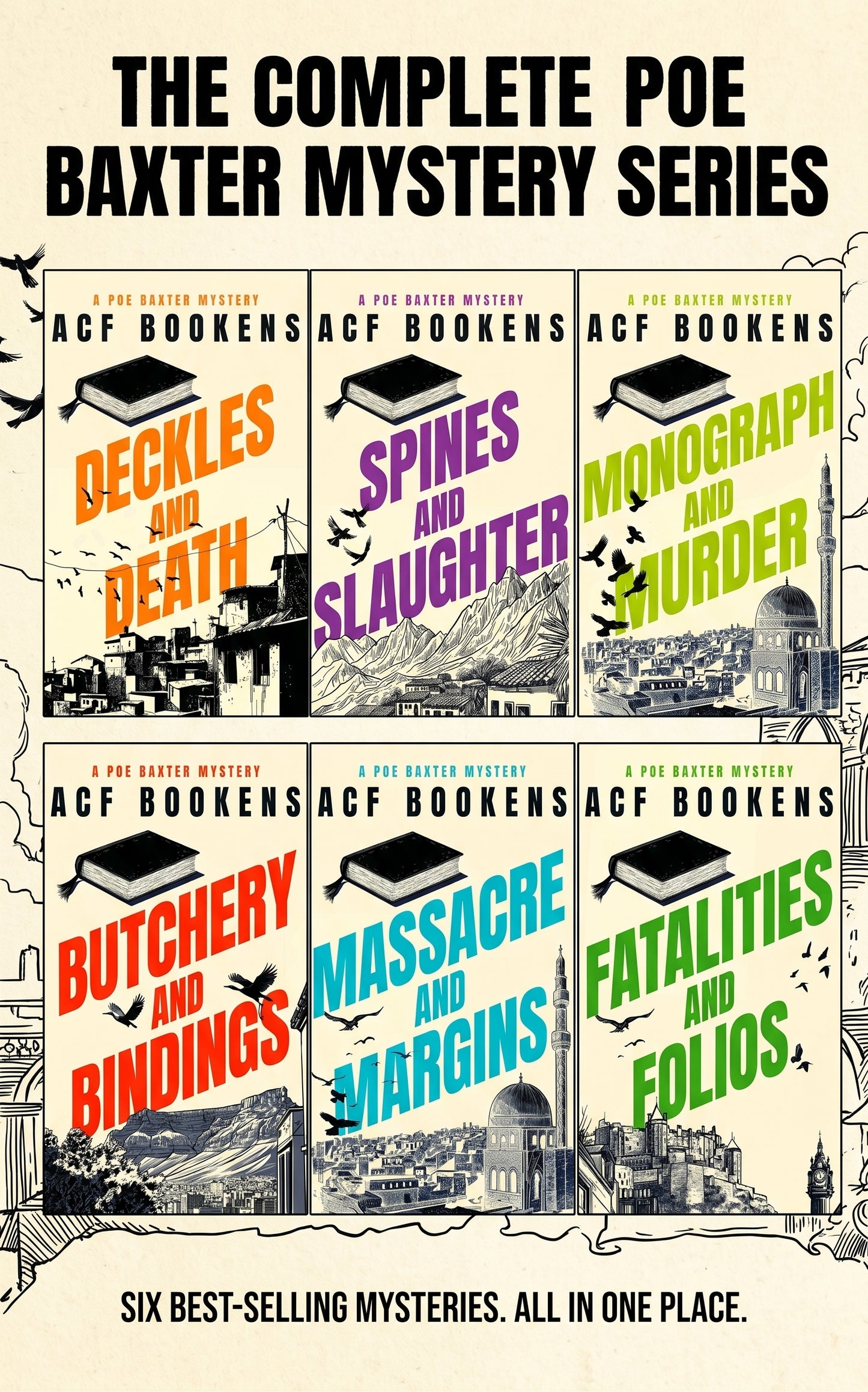 Poe Baxter Books Series - Full Set