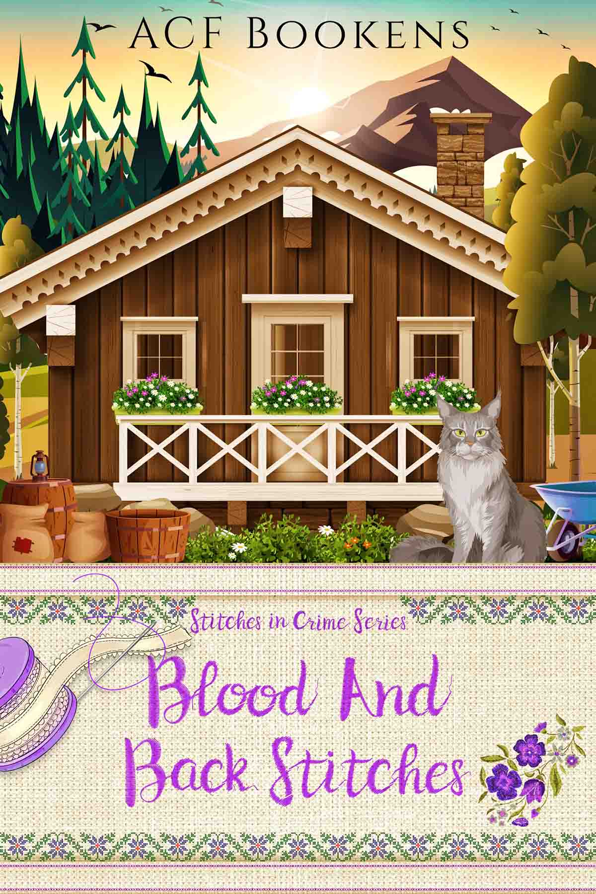 Blood And Back Stitches (Stitches In Crime Book 7)